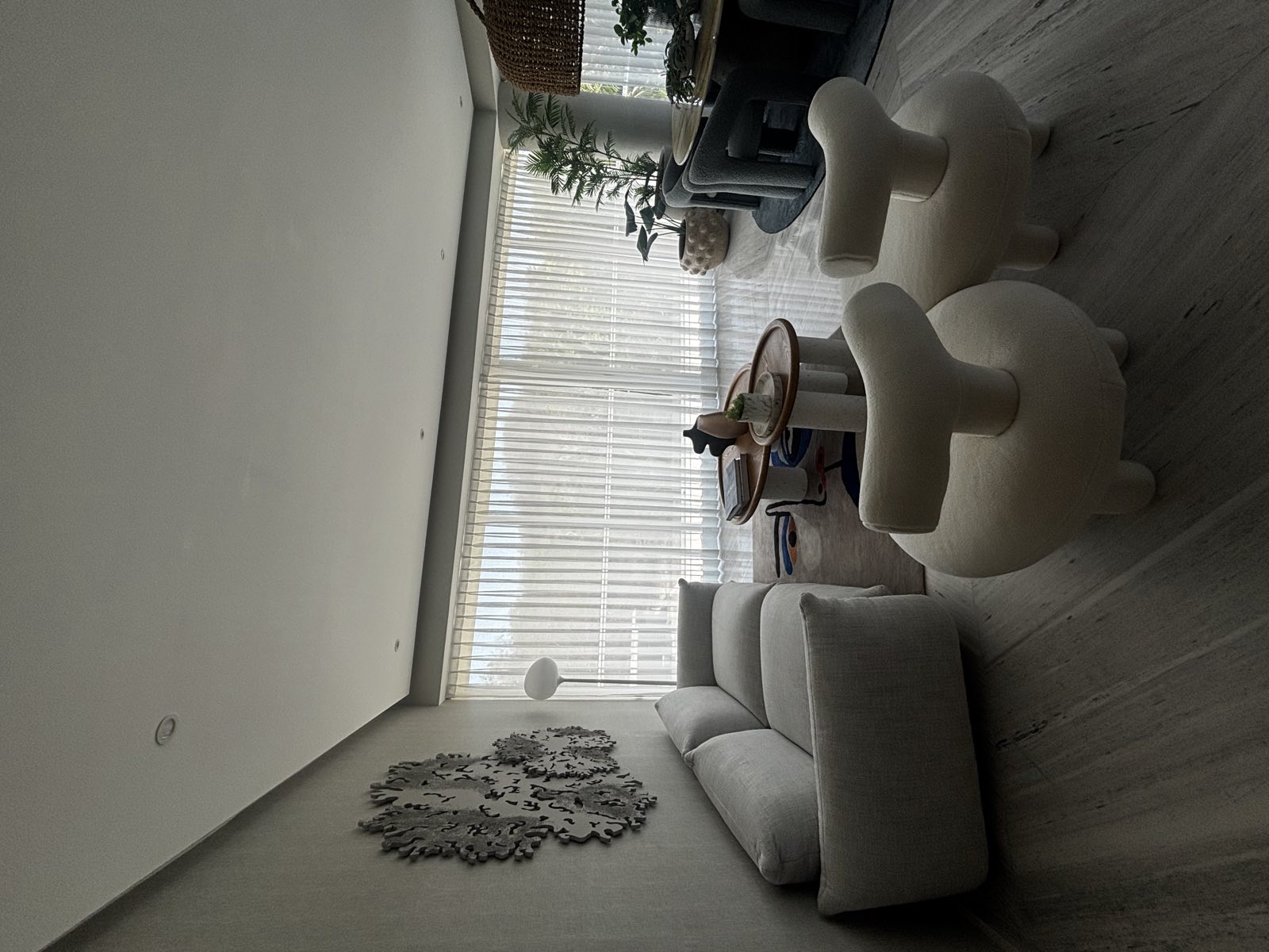 Sala de estar del departamento